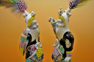 18th Century - VERY RARE,  Chinese ANTIQUE Guan Yu Porcelain Male FIGURES 4