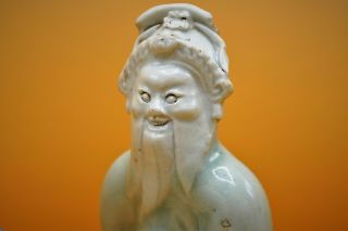18th Century - Fine RARE Antique,  CHINESE Porcelain PAIR Man Woman Child FIGURES 8
