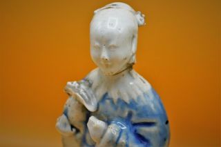 18th Century - Fine RARE Antique,  CHINESE Porcelain PAIR Man Woman Child FIGURES 9