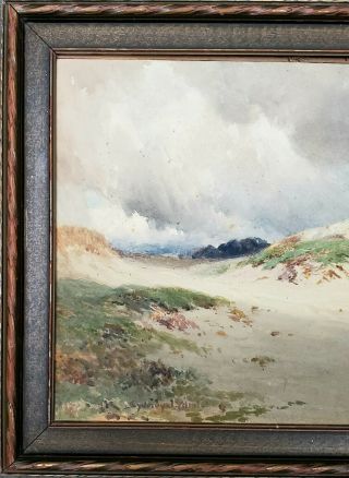 SYDNEY J.  YARD ANTIQUE AMERICAN CALIFORNIA COAST LANDSCAPE WATERCOLOR PAINTING 9