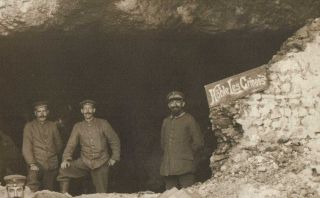 German WWI Cave Chemin des Dames Les Grinons Chavonne Aisne Photo 2
