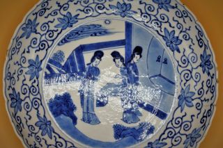 17th Century - Rare FINE Antique Kangxi CHINESE Porcelain PLATE Dish SIGNED Ming 11