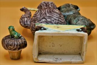 18th Century - RARE Unusual Chinese KANGXI Porcelain TEAPOT Shishi Foo Dog Lions 7