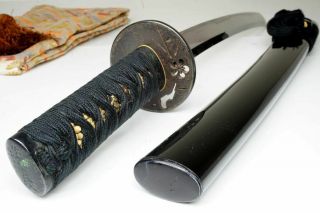 Authentic Antique Japanese Wakizashi Sword Samurai Katana Nihonto,  Sturdy&strong