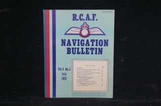 Korean War Era Canadian Rcaf Navigation Bulletin Vol 4 No 3 1952 Reference Book