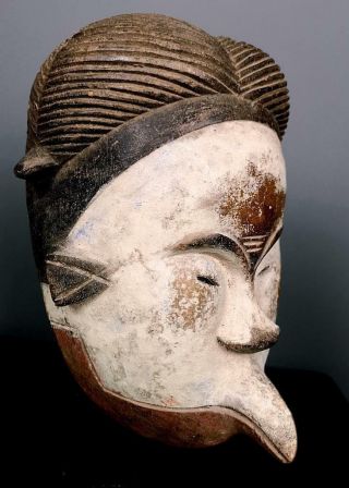 Outstanding Tribal Ogoni Mask Nigeria Fes - Gb @23