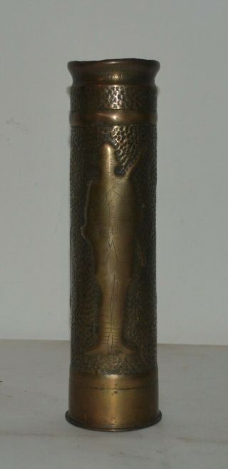 1917 - 18 Ww 1 Trench/shell Art,  Nevers France Aef Artillery Shell Army Engineers