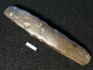 5200y.  O: Great Chisel 117mms Danish Stone Age Neolithic Flint Funnel Beaker Cult