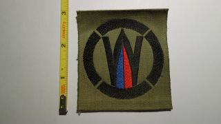 Extremely Rare Wwi 89th Division (red/blue Variant) Liberty Loan Style Patch.