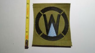 Extremely Rare Wwi 89th Division (light Blue) Liberty Loan Style Patch.  Rare