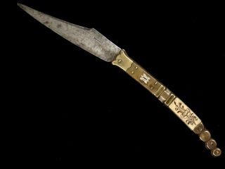 French Navaja Style Folding Knife by Beauvoir 19th Century 6
