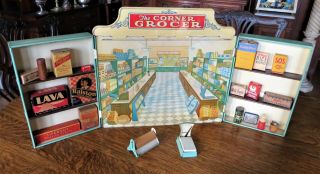 Wolverine The Corner Grocer 1930’s Tin Toy In