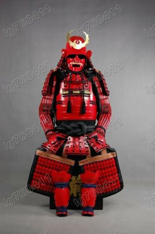 Iron & Silk Japanese Red Rüstung Art Samurai Warrior Armor Wearable