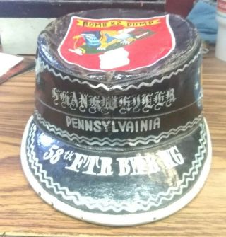 1953 Korean Trench Art 58th Fighter Bomber Wing/5th Air Force Falcon Jump Up Cap