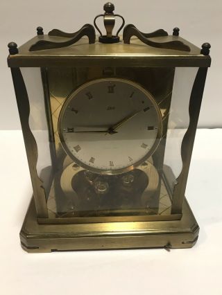 Vintage Brass Schatz Clock Co.  1000 Day Clock F/ Repair