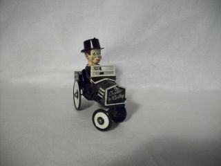 Vintage Marx Charlie Mccarthy Benzine Buggy Car Wind Up Tin Toy 2