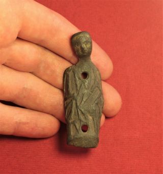 Fine Medieval Limoges Figural Mount,  11.  Century,  Rare 4