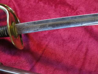 M.  1822 Cavalry Saber: Officer: CIVIL WAR: Sword: French type: EXCELLENT: Sabre 8