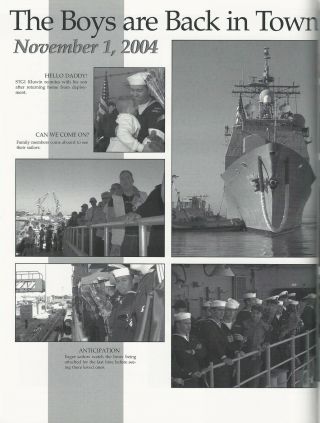 ☆ USS LAKE CHAMPLAIN CG - 57 RIMPAC DEPLOYMENT CRUISE BOOK YEAR LOG 2004 - NAVY ☆ 12