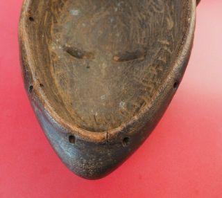 GOOD HEAVY WELL CARVED WEST AFRICAN BAULE AFRICAN TRIBAL ART WOODEN FACE MASK 10