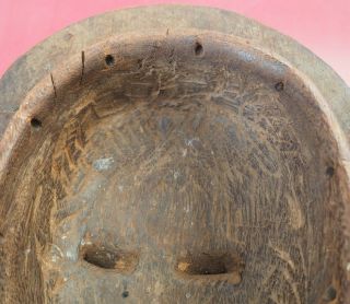 GOOD HEAVY WELL CARVED WEST AFRICAN BAULE AFRICAN TRIBAL ART WOODEN FACE MASK 12