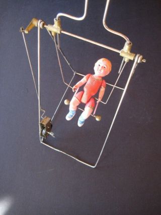 1930s BRANKO THE MECHANICAL ACROBAT_WIND - UP CELLULIOD TOY WITH BOX_JAPAN 7