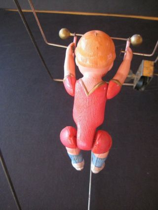 1930s BRANKO THE MECHANICAL ACROBAT_WIND - UP CELLULIOD TOY WITH BOX_JAPAN 8
