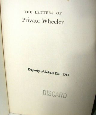 The Letters of Private Wheeler by B H Liddell Hart - 1st Ed Napoleonic Wars 1952 5