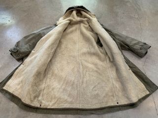 VTG US Army M - 1947 Hooded Field PARKA Overcoat W/ LINER 50s SMALL Jacket 1950 5