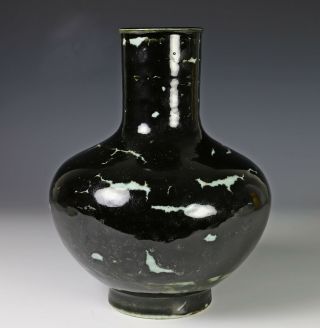 Unusual Antique Japanese Studio Porcelain Glazed Vase