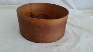 Antique 1800s Round Wood Dry Measure Pantry Box 10 