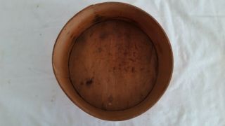 Antique 1800s Round Wood Dry Measure Pantry Box 10 