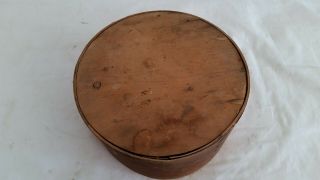 Antique 1800s Round Wood Dry Measure Pantry Box 10 