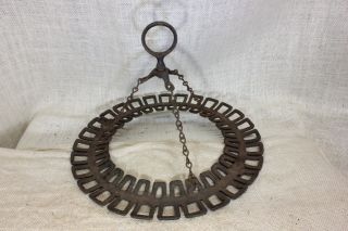 Old Buggy Horse Whip Holder Hanging Rack Vintage 1800’s Hardware Store Cast Iron