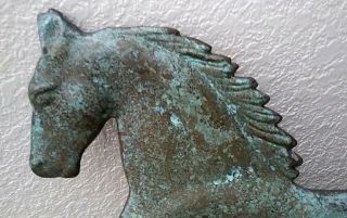 Vintage/Antique Copper Running Horse Weathervane Quality 4