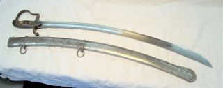 1811 Prussian Blucher Saber/ Sword With Marks And Scabbard,  Antique Sword,
