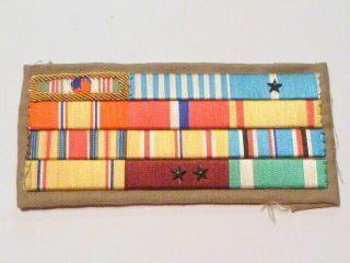 A Korean War U S Army Embroidered Ribbon Group