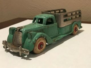 Hubley Cast Iron 1930’s 7 " Studebaker Stake/pickup Truck