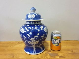 Fine Quality Large Chinese 19th Century Porcelain Jar / Vase Kangxi Style