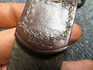 WWI IMPERIAL GERMAN ARMY BELT BUCKLE W/ 1917 DATED TAB - - PAINT 3