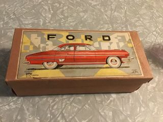 Vintage 1951 Ford Friction Ichiko Pu Alps Japan Rare With Box