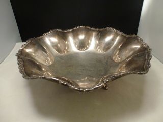 Villa Mexico 925 Sterling Silver Round Footed Bowl 697 Grams