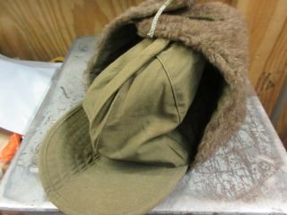 Us Army Usmc Korean War M - 1951 Pile Cap M51 Size 7 1/4 1953