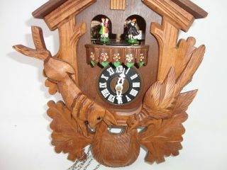 Vintage Antigue Black Forest Cuckoo Clock Made In West Germany