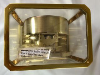 LeCoultre ATMOS Clock 528 - 6 Great Running TEXACO 30 Year Service Award 8