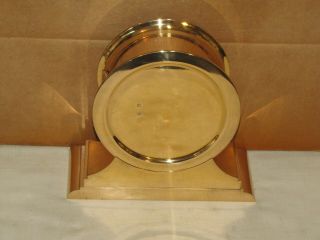 CHELSEA ANTIQUE SHIPS BELL CLOCK ADMIRAL MODEL 6 IN DIAL 1920 RED BRASS 11