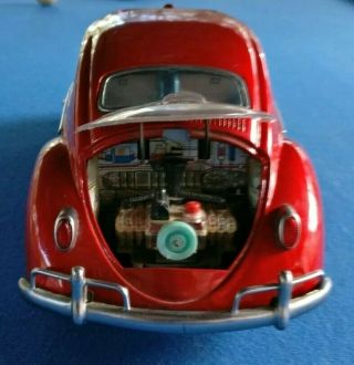 Bandai Japan Friction Tin Toy Volkswagen VW 5
