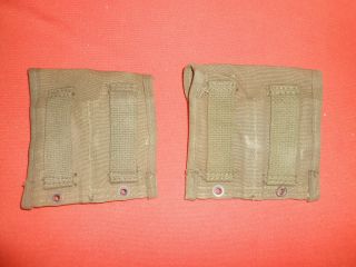 U.  S.  ARMY: 1950 2 Post US Army M1 Carbine pouches 3