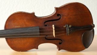 old violin 4/4 geige viola cello fiddle label NICOLAUS AMATUS 3
