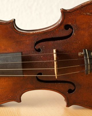 old violin 4/4 geige viola cello fiddle label NICOLAUS AMATUS 5